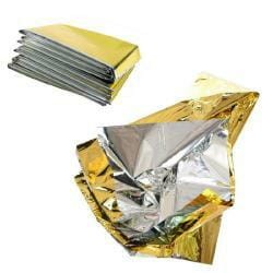 Koc ratunkowy termiczny 160 x 210cm thermCARE kolor złoty - srebrny