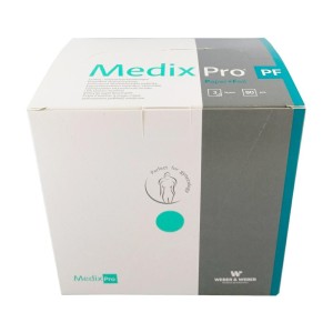 Podkłady MEDIXPRO PF ZIELONE 33x48cm bibułowo-foliowe cięte SKŁADANE 3-warstwowe (80 szt.)