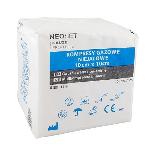 Kompresy-gazowe-17N-8W-10x10cm-NEOSET-4668