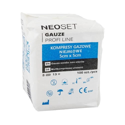 Kompresy-gazowe-13N-8W-5x5cm-neoset-niejalowe-4591