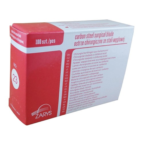 OSTRZA-chirurgiczne-jałowe-nr-23-stal-weglowa-3206