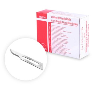 OSTRZA chirurgiczne jałowe j.u. nr 15 ZARYS ze STALI NIERDZEWNEJ (100 szt.)