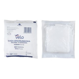 Gaza opatrunkowa JAŁOWA 1 m2 17N VELO 1m x 1m (1 szt.)