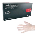 Rękawiczki VINYLEX POWDER-FREE rozmiar L winylowe BEZPUDROWE (100 szt.)