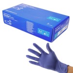 Rękawiczki NITRYLEX BASIC rozmiar M VIOLET nitrylowe bezpudrowe (100 szt.)