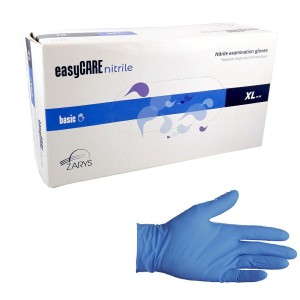 Rękawiczki EASYCARE NITRILE rozmiar XL BASIC ZARYS niebieskie nitrylowe bezpudrowe RNBB-XL-100 (100 szt.)