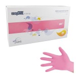 Gloves EASYCARE PINK size M nitrile powder-free (100 pcs)