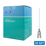 TSK STERiGLIDE CANNULAS (20 sets) 25G x 38 (0,5 x 38mm) + 23G 0,6x19mm pre-hole needle