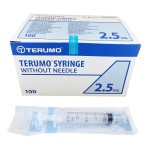 3-piece syringes TERUMO 2,5ml LUER SS*02SE1 (100 pcs)