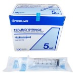 Strzykawki 3-częściowe TERUMO 5ml (6ml)   LUER LOCK ref. SS*05LE1 (100 szt.)