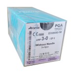 Podwiązka ATRAMAT PGA 3/0 długość 150cm   wchłanialne ref. SS0093-150 (12 szt.)