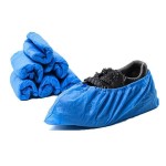 Plastic shoe covers (100 pcs) SOFTMED polyethylene BLUE 40cm