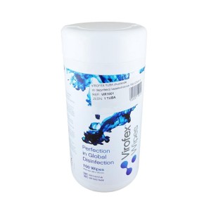 VIROFEX TUBA chusteczki do dezynfekcji bezalkoholowe 18x12,5cm do głowic USG (100 szt.)