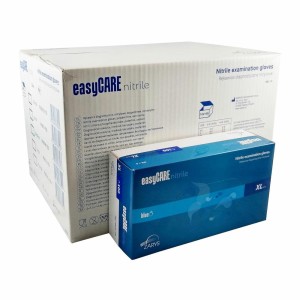 Rękawiczki EASYCARE NITRILE rozmiar XL (10 x 100 szt.) BLUE ZARYS niebieskie nitrylowe bezpudrowe