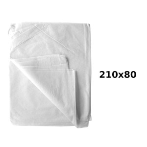 Prześcieradło włókninowe 210 x 80cm BISMED BIAŁE 25g/m2 niejałowe (20 szt.)