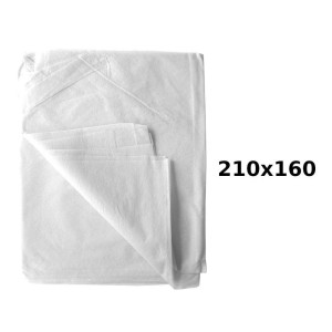 Prześcieradło włókninowe 210 x 160cm BISMED BIAŁE 25g/m2 niejałowe (10 szt.)
