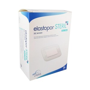 ELASTOPOR STERIL 8 x 10 cm (30 szt.) opatrunek włókninowy z wkładem chłonnym, samoprzylepny, jałowy 801002E