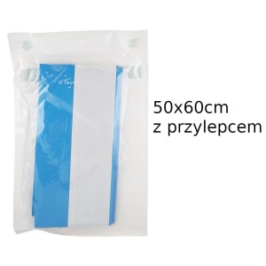 Serweta 50 x 60cm z PRZYLEPCEM NEOSET dwuwarstwowa włókninowa jałowa