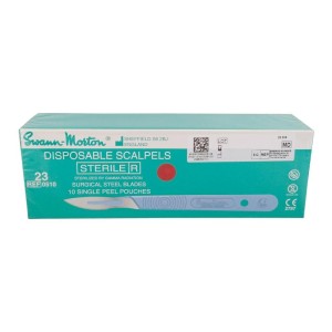 SKALPEL SWANN-MORTON nr 23 (10 szt.) chirurgiczne jednorazowe