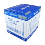 Hypodermic needles KD-Fine 0,4 x 13 27G x 1/2" gray (100 pcs)