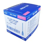 Hypodermic needles KD-Fine 1,2 x 40 18G x 1 1/2" pink (100 pcs)