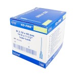 Hypodermic needles KD-Fine 2,1 x 40 14G x 1 1/2" light green (100 pcs)