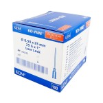 Hypodermic needles KD-Fine 0,5 x 25 25G x 1" orange (100 pcs)