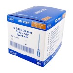 Hypodermic needles KD-Fine 0,45 x 22 26G x 7/8" brown (100 pcs)