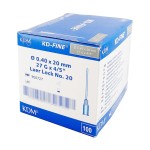 Igły iniekcyjne KD-Fine 0,4 x 20 27G      x 4/5" szare ref. 900727 (100 szt.)