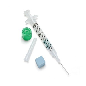 Strzykawki 3-częściowe BD PRESET 3ml      Luer-Lok z igłą 0,7 x 25 (22G x 1``) (100 szt.)