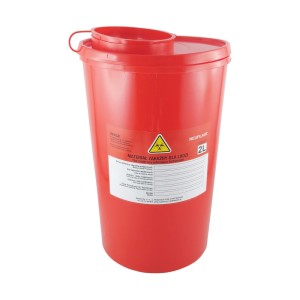 Pojemnik na odpady medyczne 2,0L          NEUPLAST CZERWONY