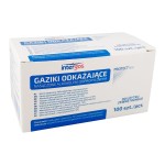 Gauze pads moistened with isopropyl alcohol INTERGOS 6,5x3cm (100 pcs)